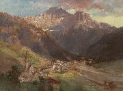 Edward Theodore Compton Monte Civetta oil on canvas